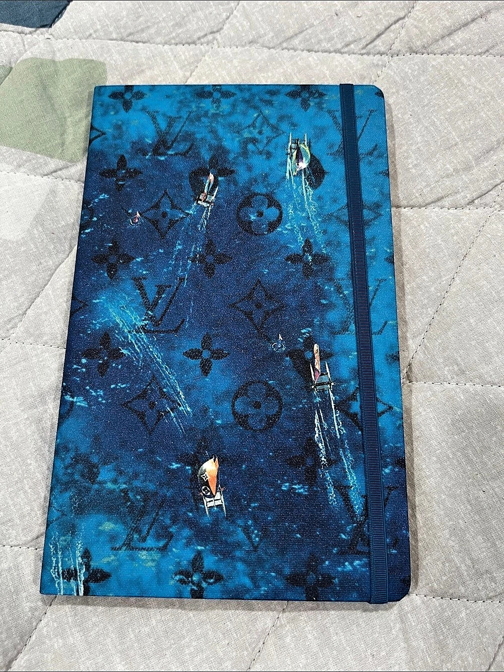 Louis Vuitton Jane Notebook Catamaran Blue & Brown